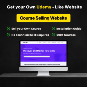 Udemy Like Website | Personal Use